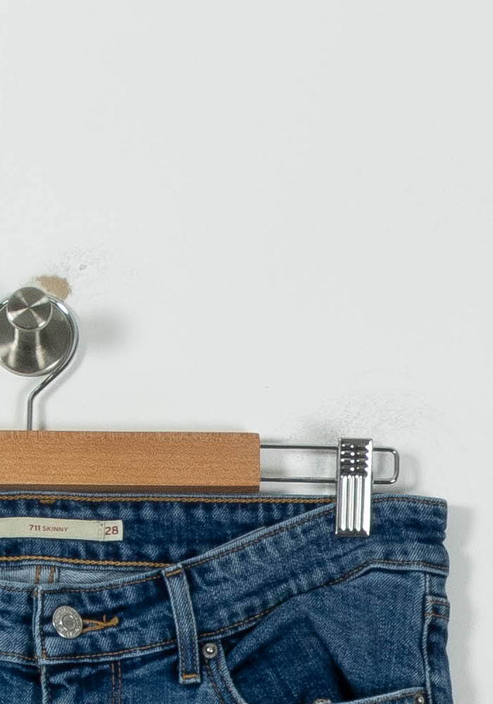Jean Skinny Bleu - Taille S/36 de la marque Levi's | PARAD94608 - Vendu par Paradigme - Image 3