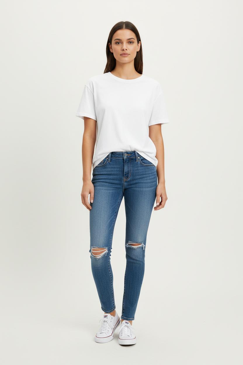 Jean Skinny Bleu - Taille S/36 de la marque Levi's | PARAD94608 - Vendu par Paradigme - Image 1
