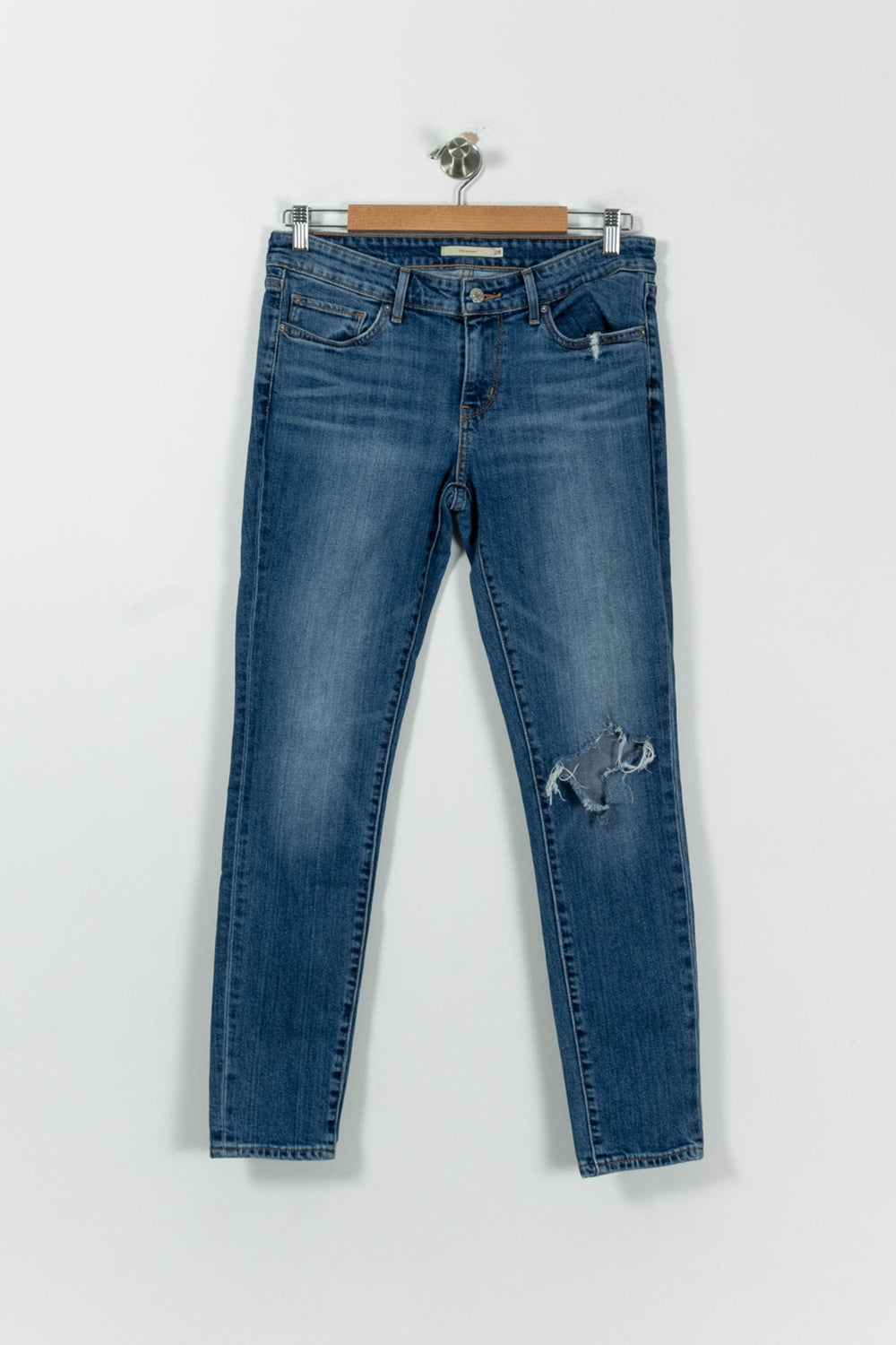 Jean Skinny Bleu - Taille S/36 de la marque Levi's | PARAD94608 - Vendu par Paradigme - Image 2