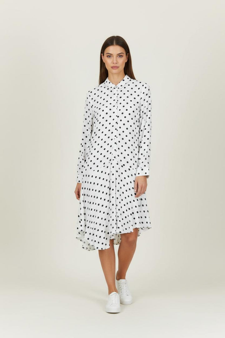 Robe Longue Blanche et Noire - Taille S/36 de la marque Karl Marc John | PARAD94610 - Vendu par Paradigme - Image 1