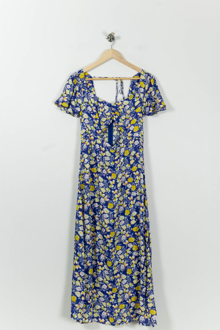 Robe Longue Bleu et Jaune - Taille L/40 de la marque Karl Marc John | PARAD94611 - Vendu par Paradigme - Image 2