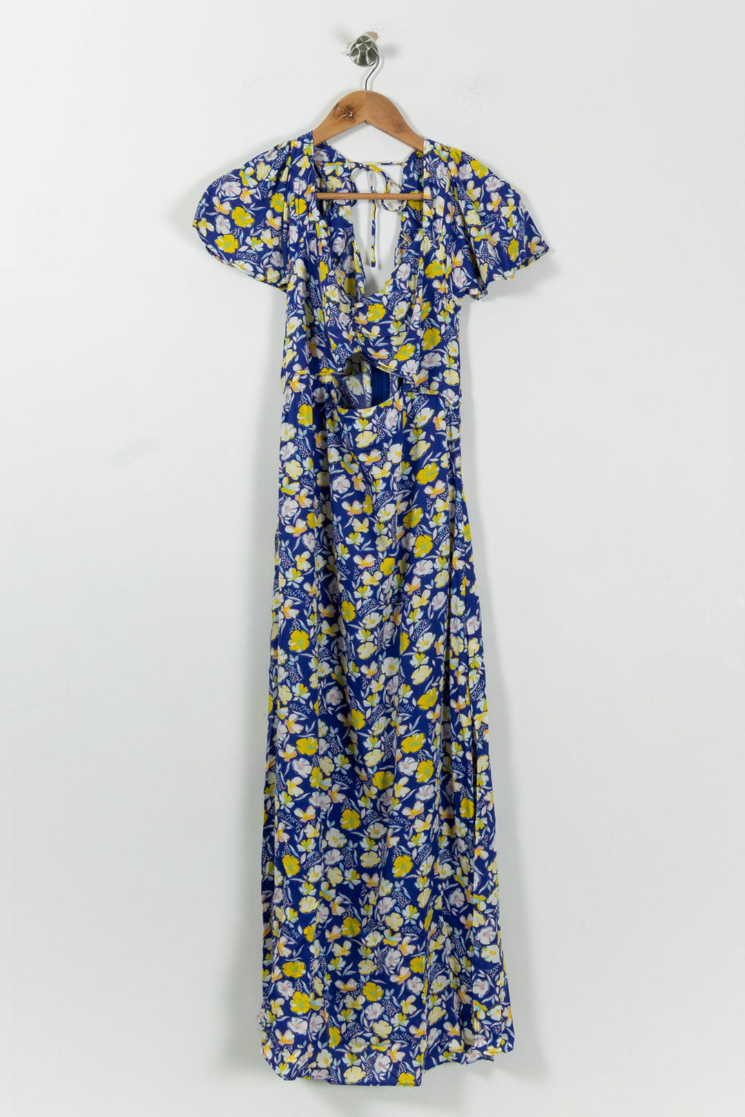 Robe Longue Bleue et Jaune - Taille L/40 de la marque Karl Marc John | PARAD94612 - Vendu par Paradigme - Image 2