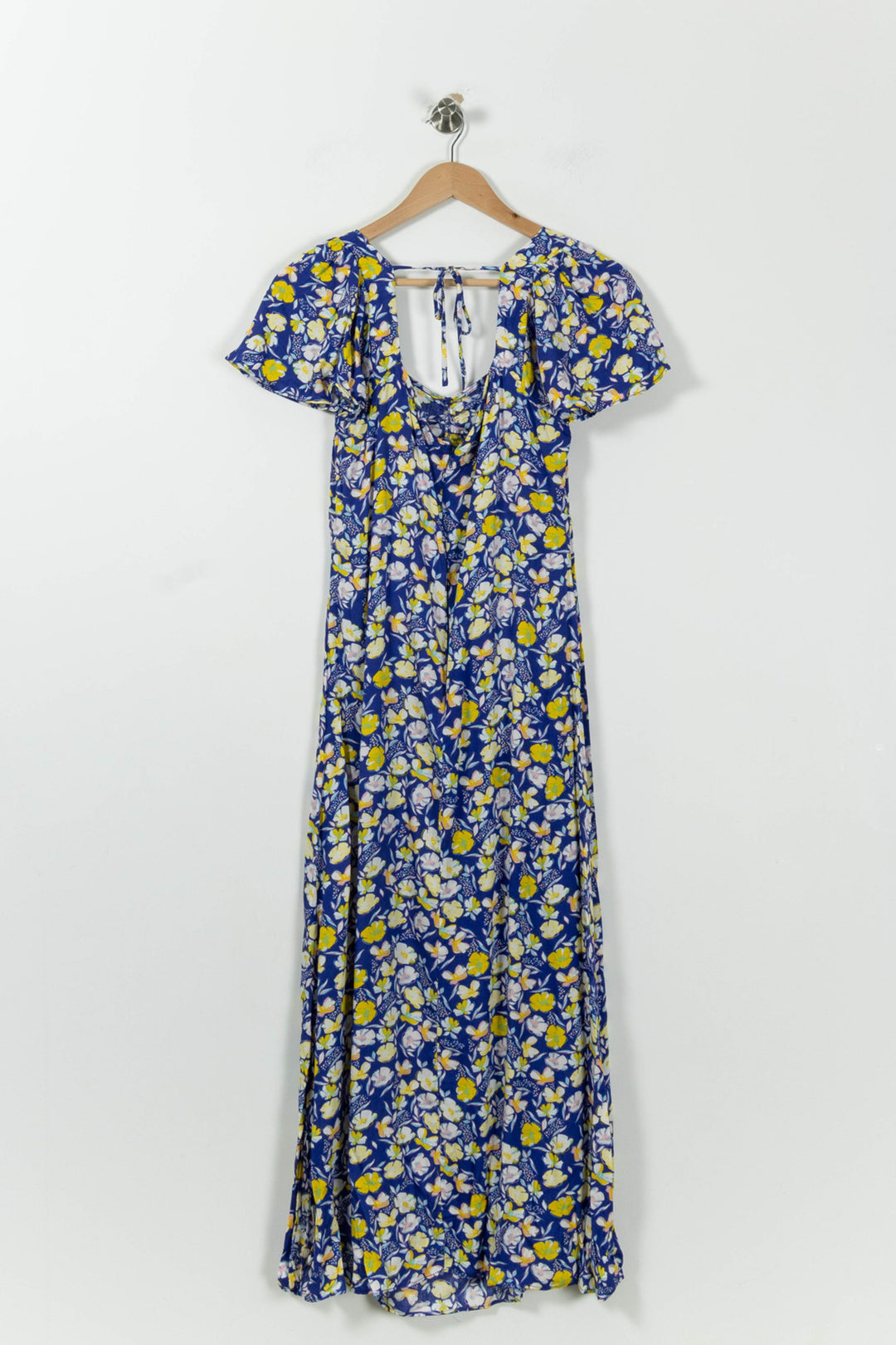 Robe Longue Bleu et Jaune - Taille L/40 de la marque Karl Marc John | PARAD94613 - Vendu par Paradigme - Image 4