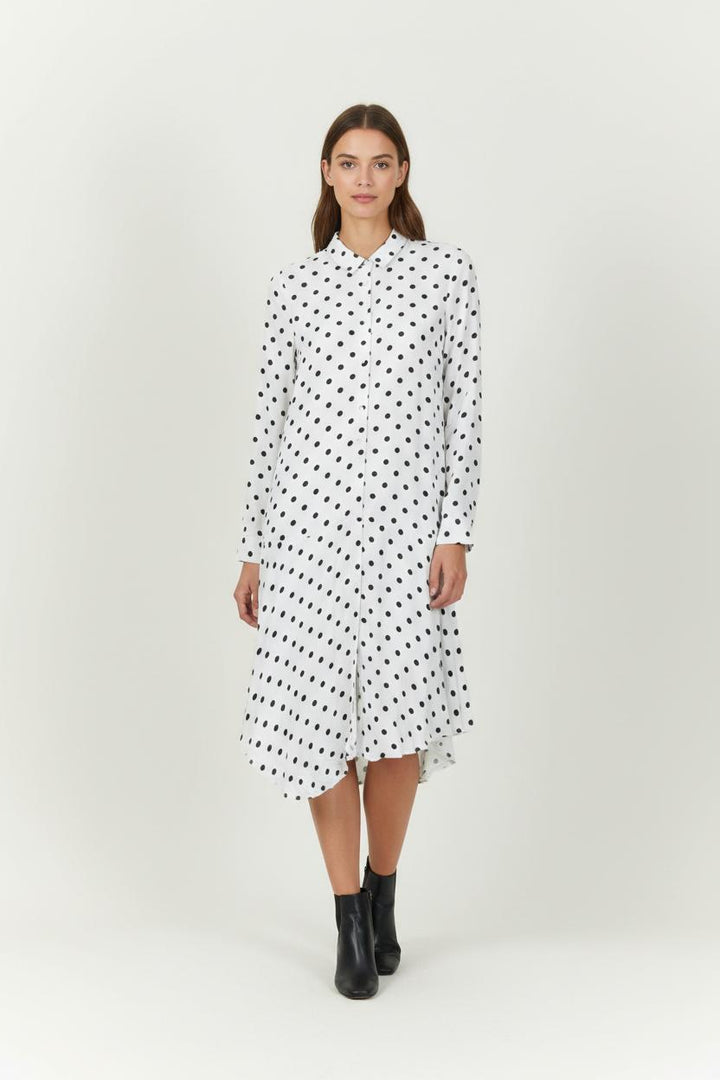 Robe Longue Blanche et Noire - Taille S/36 de la marque Karl Marc John | PARAD94614 - Vendu par Paradigme - Image 1