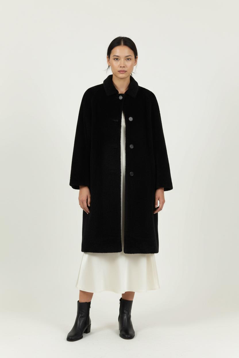 Manteau Noir - Taille XL/42 de la marque Marina Rinaldi | PARAD94620 - Vendu par Paradigme - Image 1