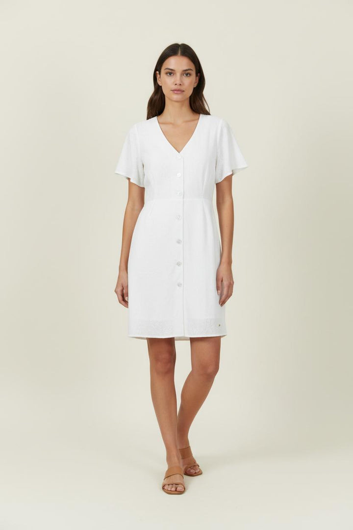Robe Chemise Blanche - Taille L/40 de la marque Karl Marc John | PARAD94621 - Vendu par Paradigme - Image 1