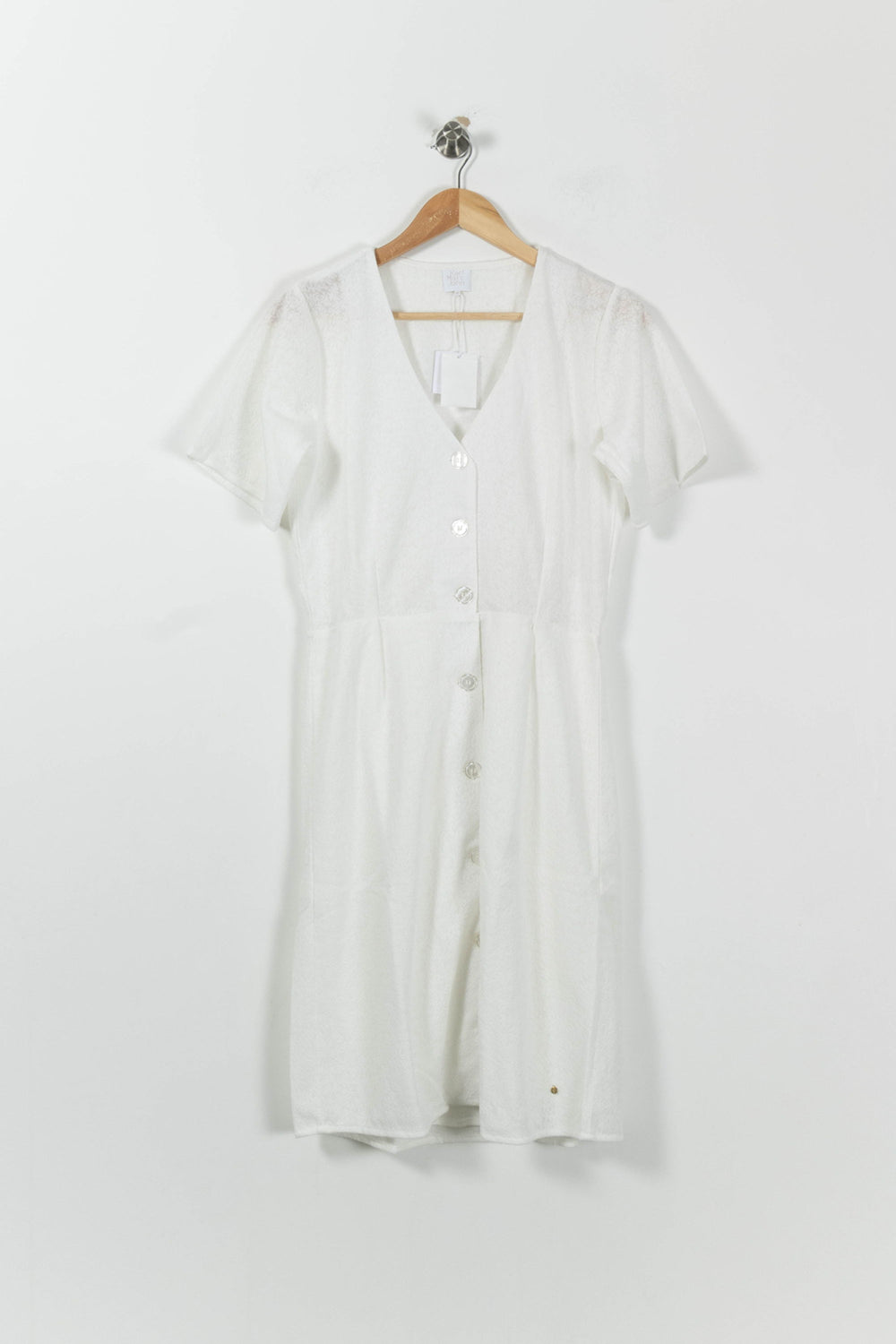Robe Chemise Blanche - Taille L/40 de la marque Karl Marc John | PARAD94621 - Vendu par Paradigme - Image 2