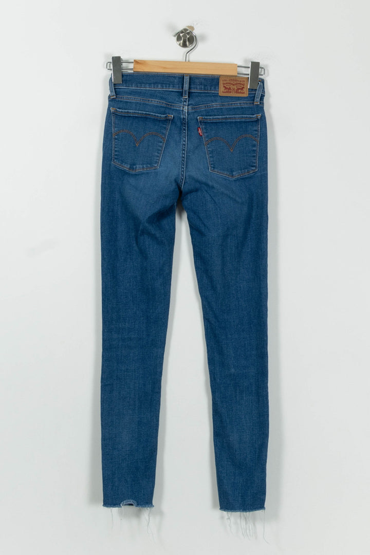 Jean Skinny Bleu - Taille M/38 de la marque Levi's | PARAD94622 - Vendu par Paradigme - Image 4