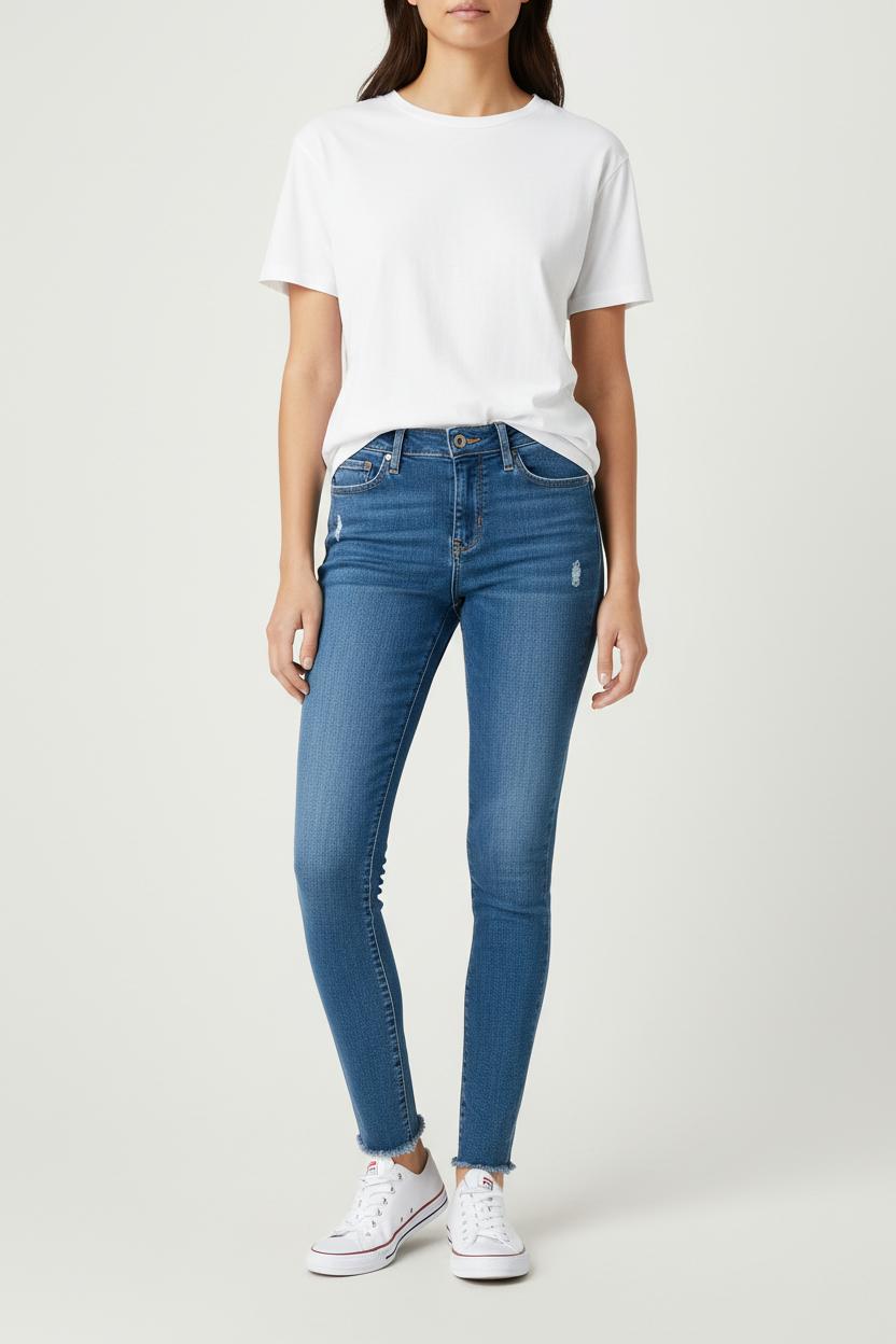 Jean Skinny Bleu - Taille M/38 de la marque Levi's | PARAD94622 - Vendu par Paradigme - Image 1
