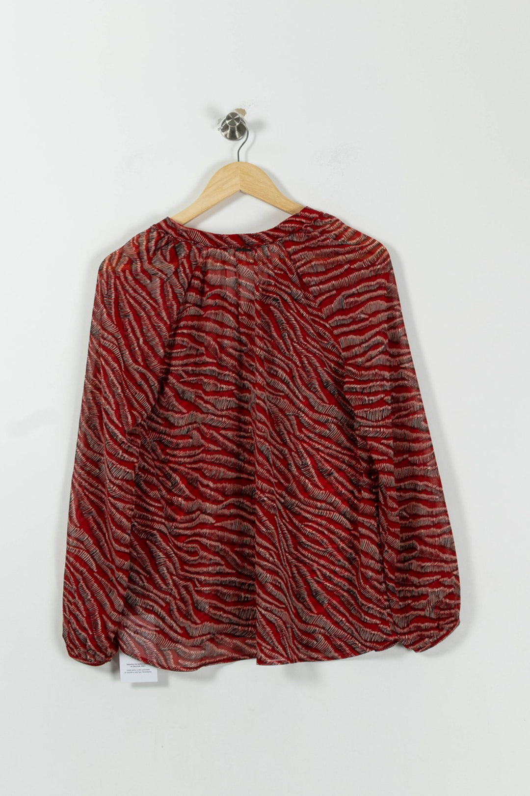 Blouse Rouge et Noire - Taille XS/34 de la marque One Step | PARAD94623 - Vendu par Paradigme - Image 4