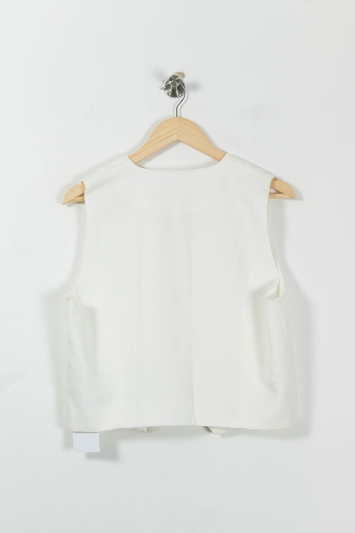 Gilet Blanc - Taille L/40 de la marque Karl Marc John | PARAD94630 - Vendu par Paradigme - Image 4