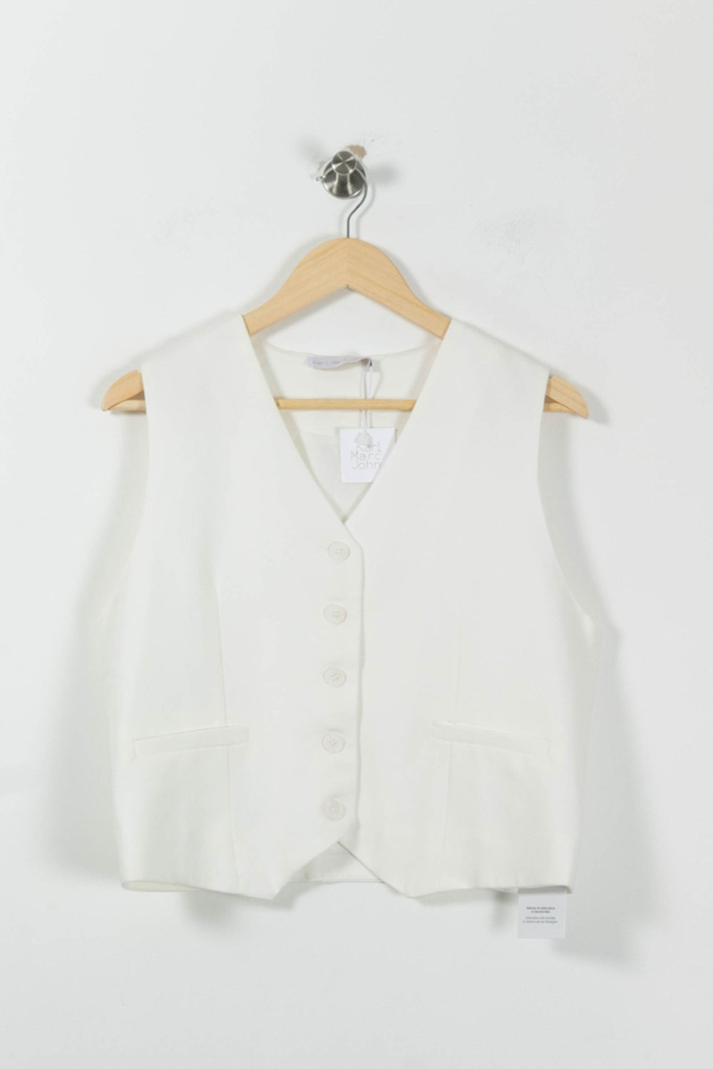 Gilet Blanc - Taille L/40 de la marque Karl Marc John | PARAD94630 - Vendu par Paradigme - Image 2