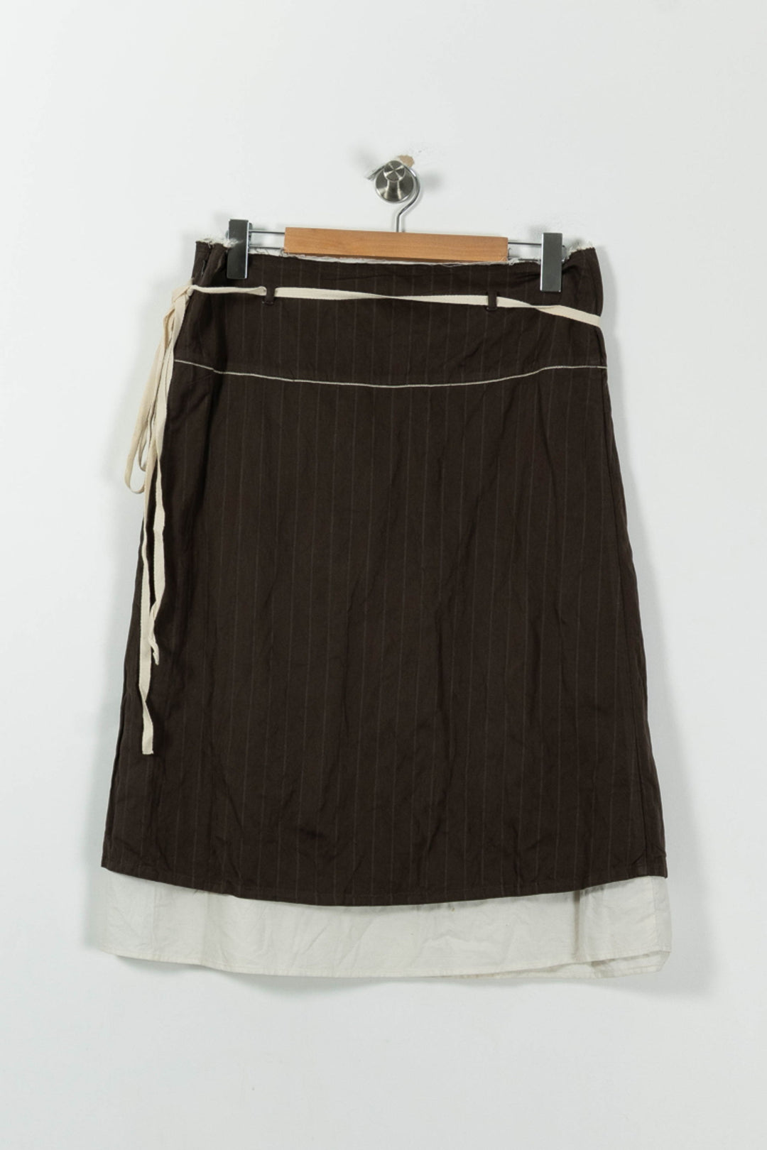 Jupe Longue Marron et Blanche - Taille XL/42 de la marque IKKS | PARAD94644 - Vendu par Paradigme - Image 4