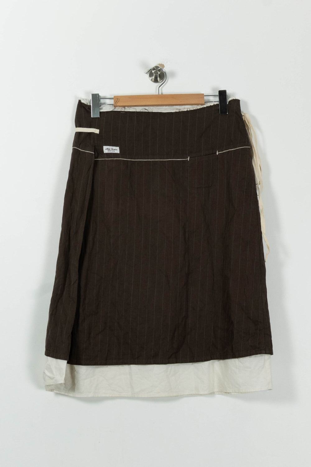 Jupe Longue Marron et Blanche - Taille XL/42 de la marque IKKS | PARAD94644 - Vendu par Paradigme - Image 2