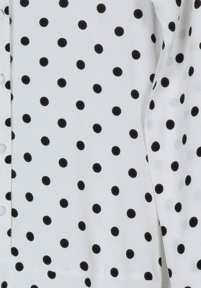 Robe Blanche à Pois Noirs - Taille XS/34 de la marque Karl Marc John | PARAD94648 - Vendu par Paradigme - Image 3