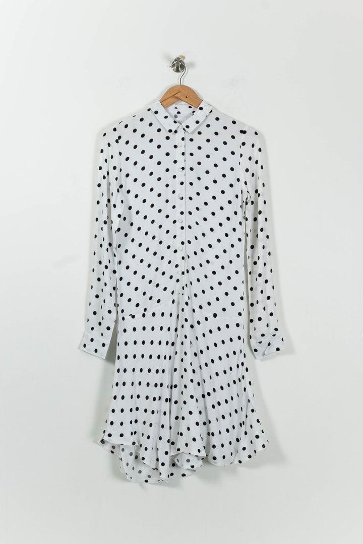 Robe Longue Blanche et Noire - Taille XS/34 de la marque Karl Marc John | PARAD94654 - Vendu par Paradigme - Image 2