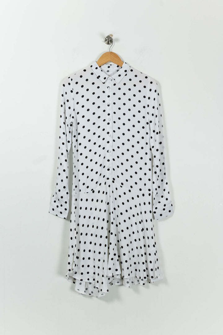 Robe Longue Blanche et Noire - Taille XS/34 de la marque Karl Marc John | PARAD94655 - Vendu par Paradigme - Image 2