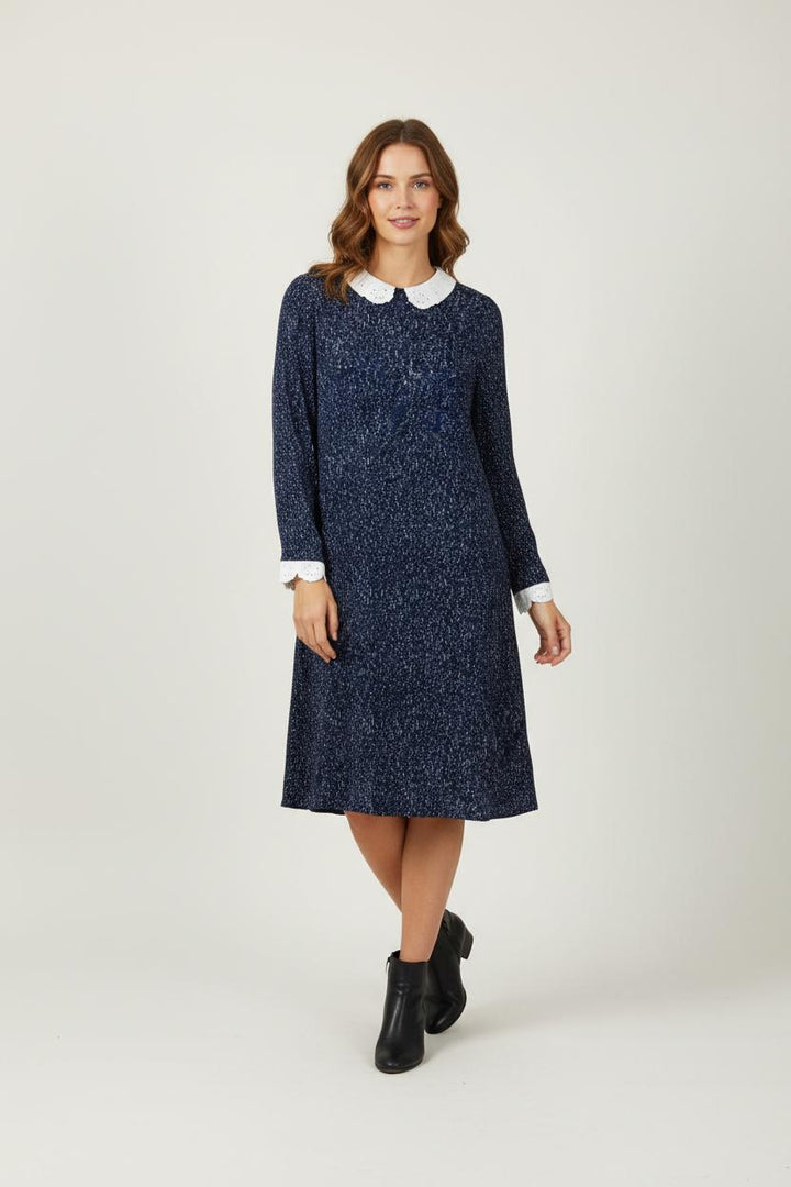 Robe Chemise Bleue et Blanche - Taille L/40 de la marque Karl Marc John | PARAD94663 - Vendu par Paradigme - Image 1