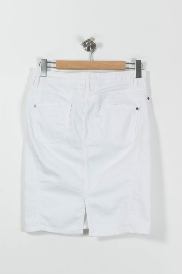 Jupe en Jean Blanche - Taille M/38 de la marque Closed | PARAD94665 - Vendu par Paradigme - Image 4