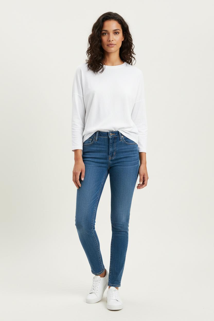 Jean Skinny Bleu - Taille S/36 de la marque Levi's | PARAD94668 - Vendu par Paradigme - Image 1