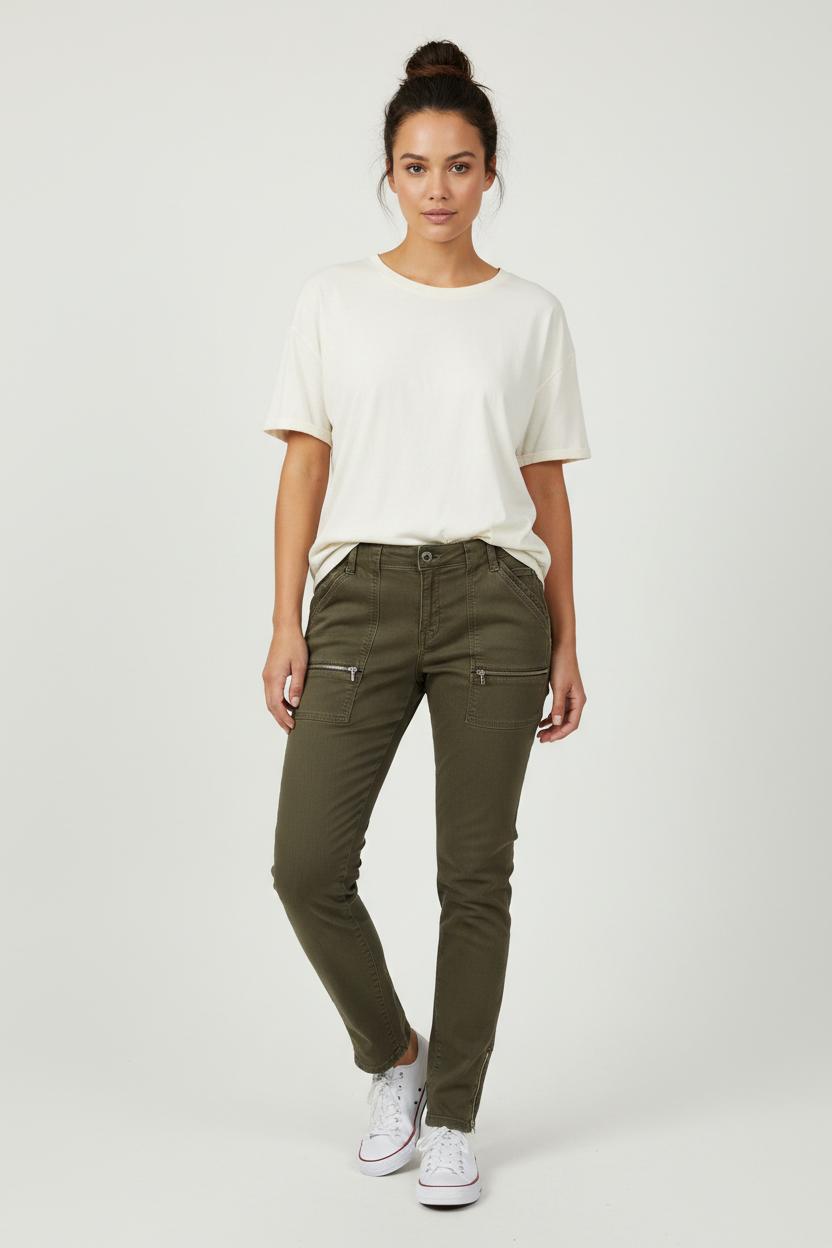 Pantalon Cargo Vert - Taille S/36 de la marque IKKS | PARAD94670 - Vendu par Paradigme - Image 1