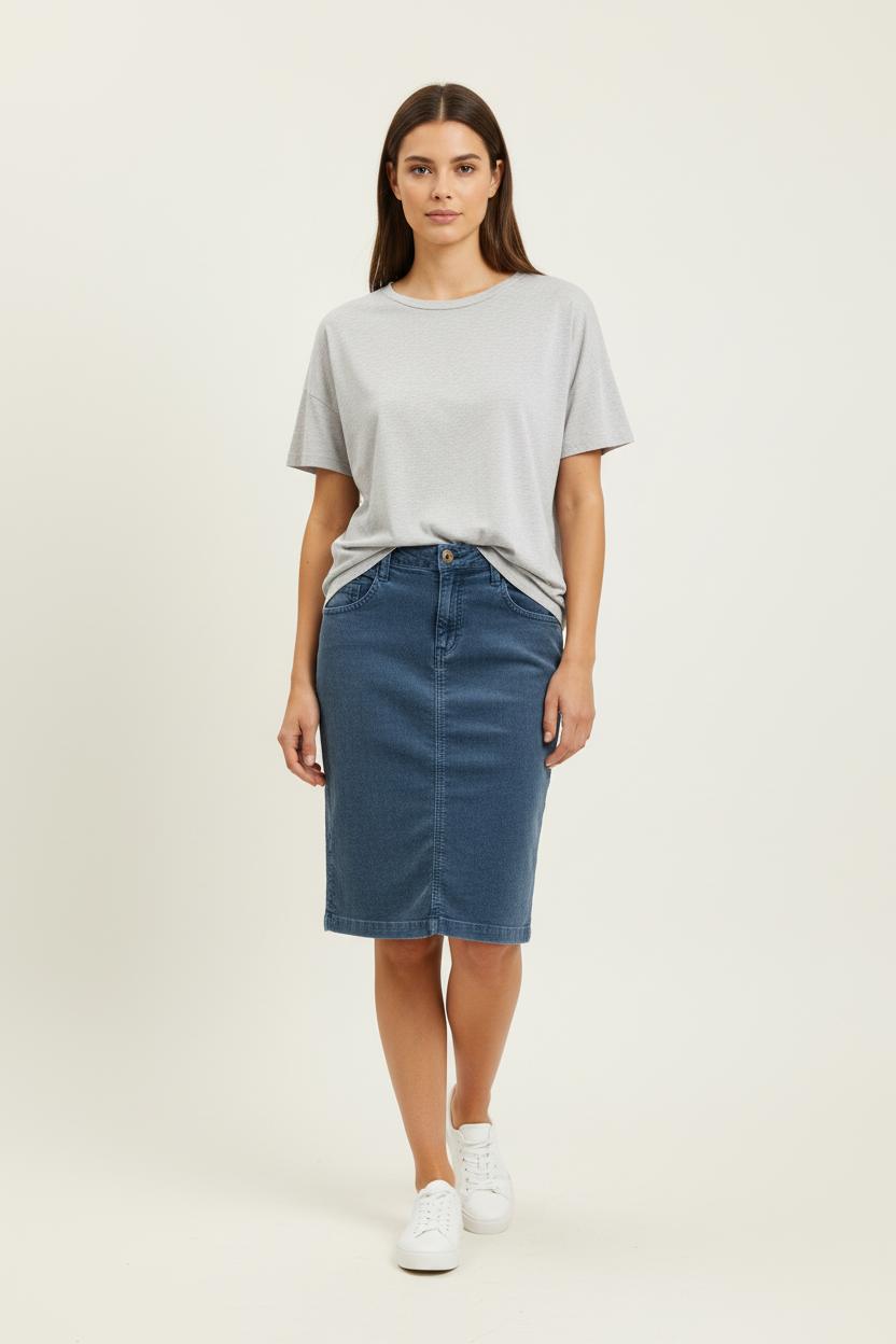 Jupe Crayon Bleue - Taille L/40 de la marque Closed | PARAD94674 - Vendu par Paradigme - Image 1