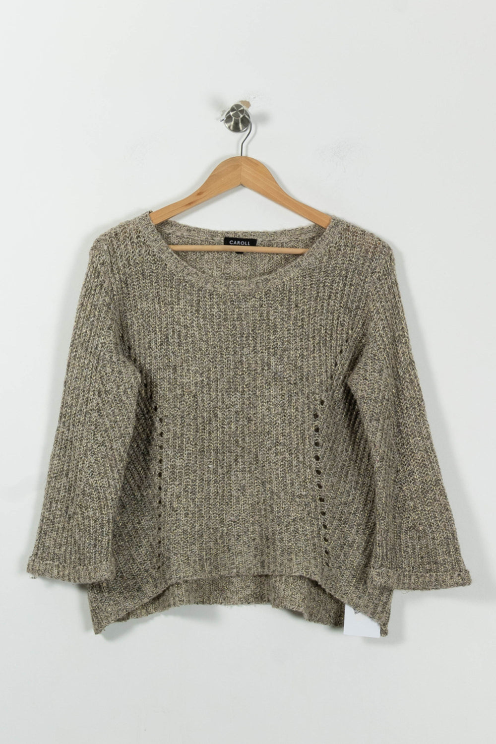 Pull Doré - Taille S/36 de la marque Caroll | PARAD94678 - Vendu par Paradigme - Image 2