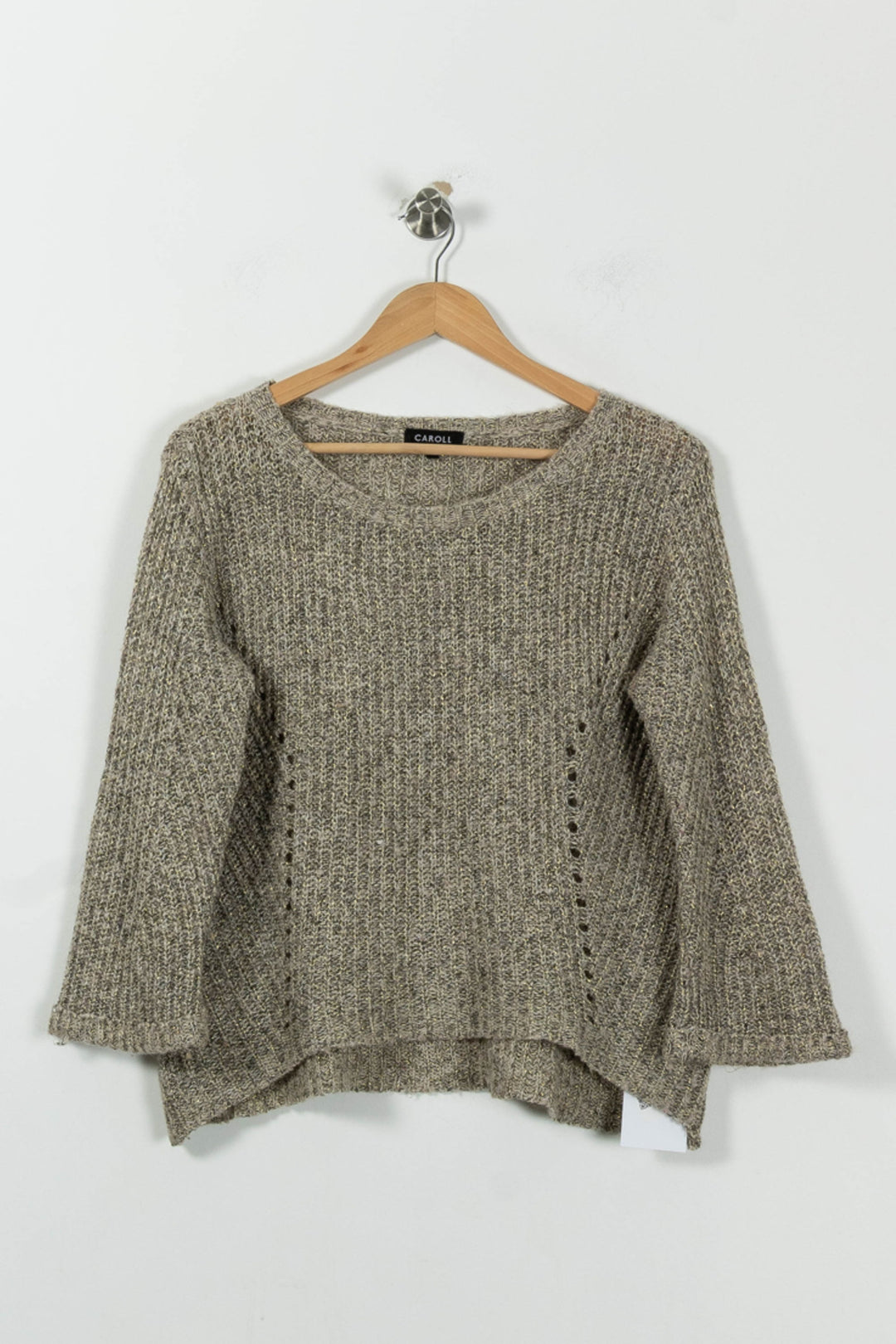 Pull Doré - Taille S/36 de la marque Caroll | PARAD94678 - Vendu par Paradigme - Image 2