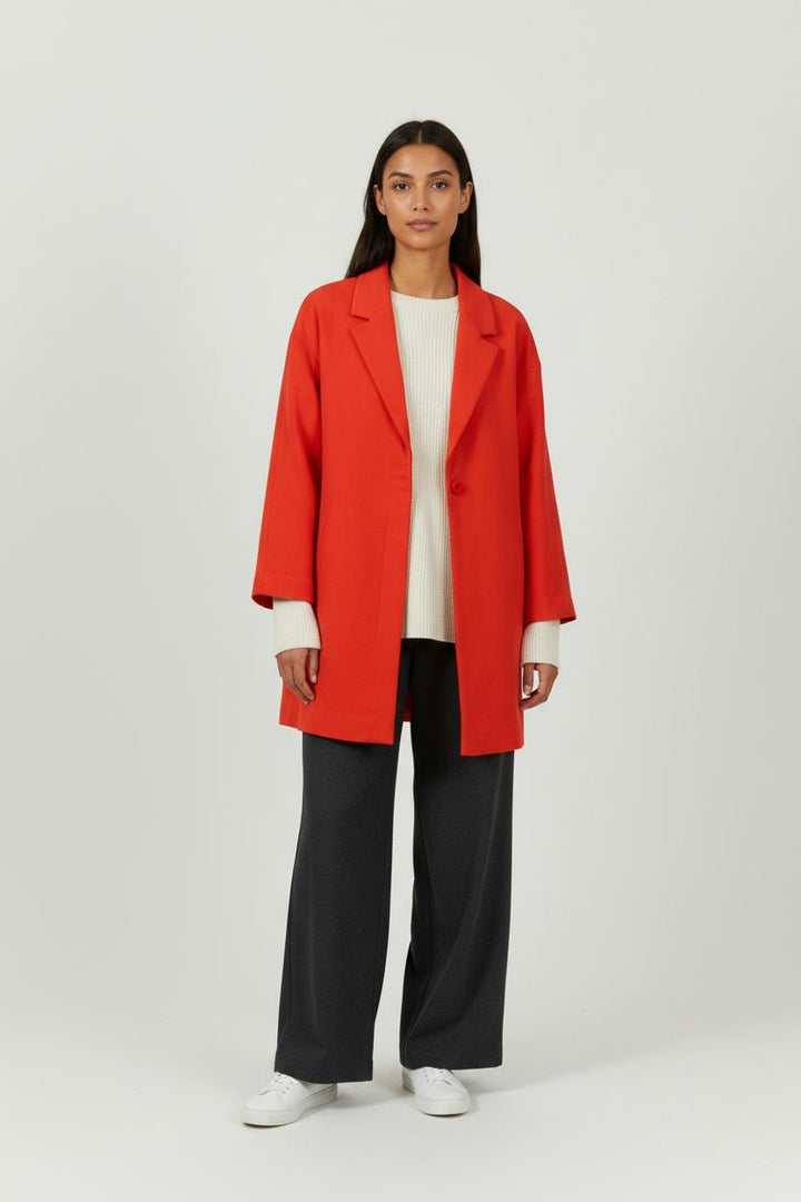 Manteau Rouge - Taille M/38 de la marque IKKS | PARAD94680 - Vendu par Paradigme - Image 1
