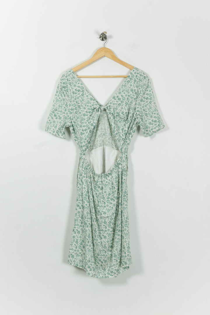 Robe Courte Verte et Blanche - Taille S/36 de la marque Karl Marc John | PARAD94681 - Vendu par Paradigme - Image 4
