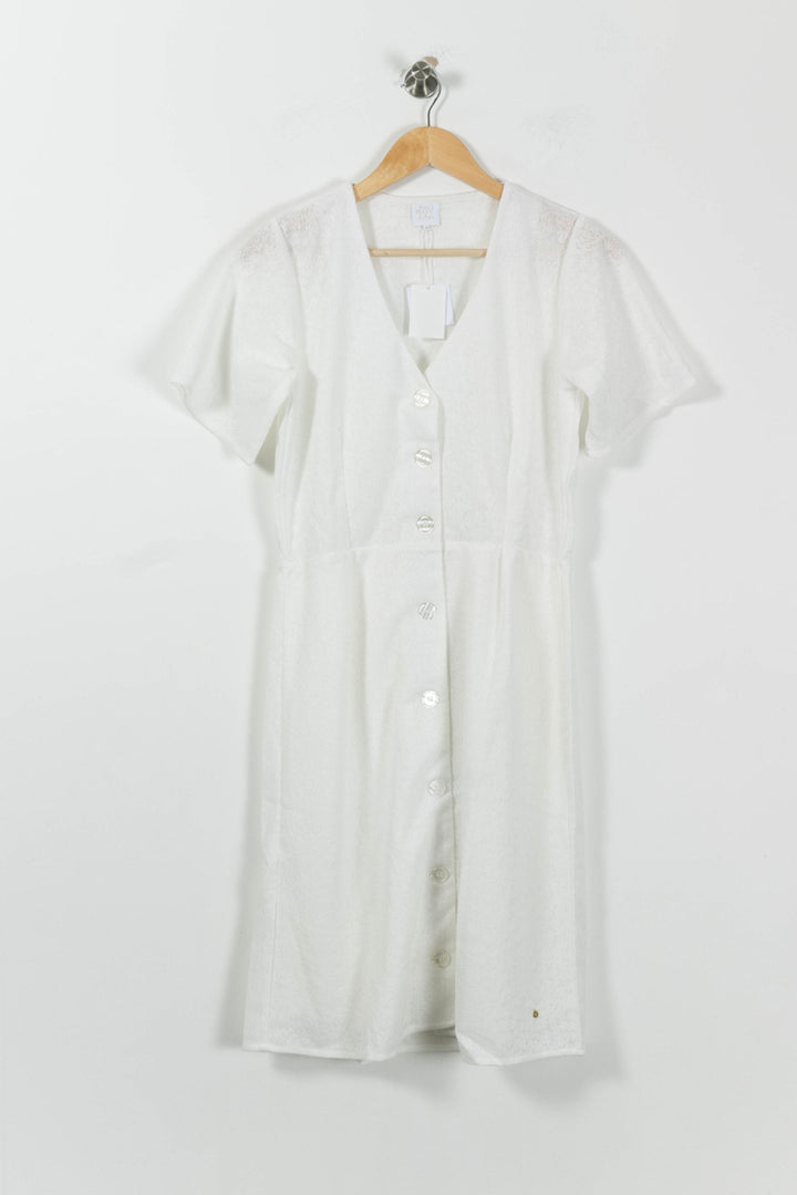 Robe Chemise Blanche - Taille L/40 de la marque Karl Marc John | PARAD94684 - Vendu par Paradigme - Image 2