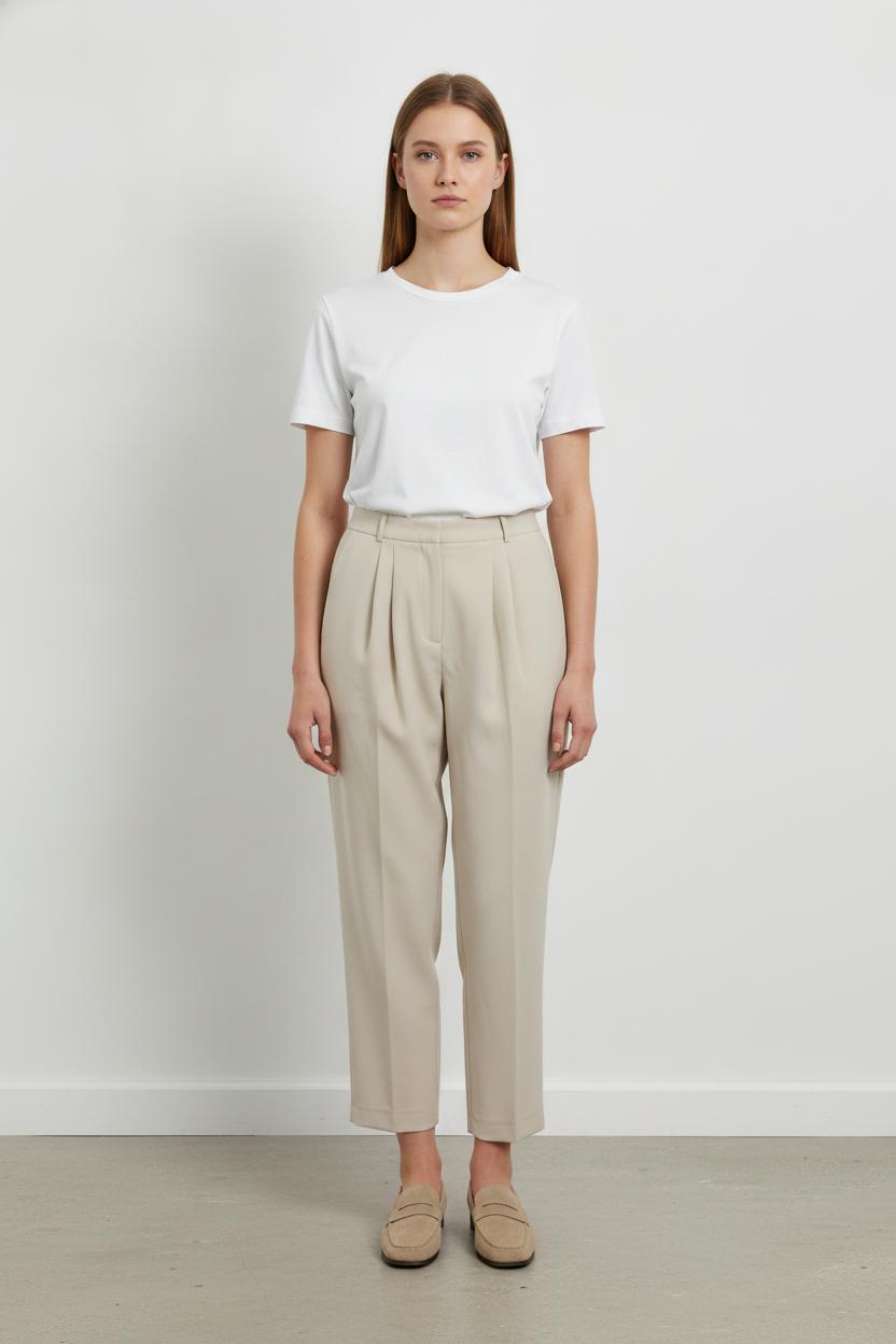 Pantalon Beige - Taille L/40 de la marque Sud express | PARAD94685 - Vendu par Paradigme - Image 1