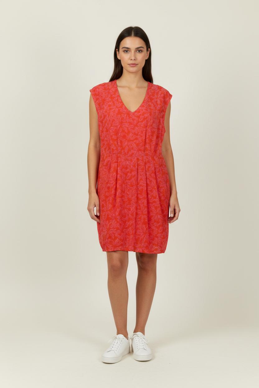 Robe Courte Rouge et Rose - Taille L/40 de la marque Comptoir des Cotonniers | PARAD94686 - Vendu par Paradigme - Image 1
