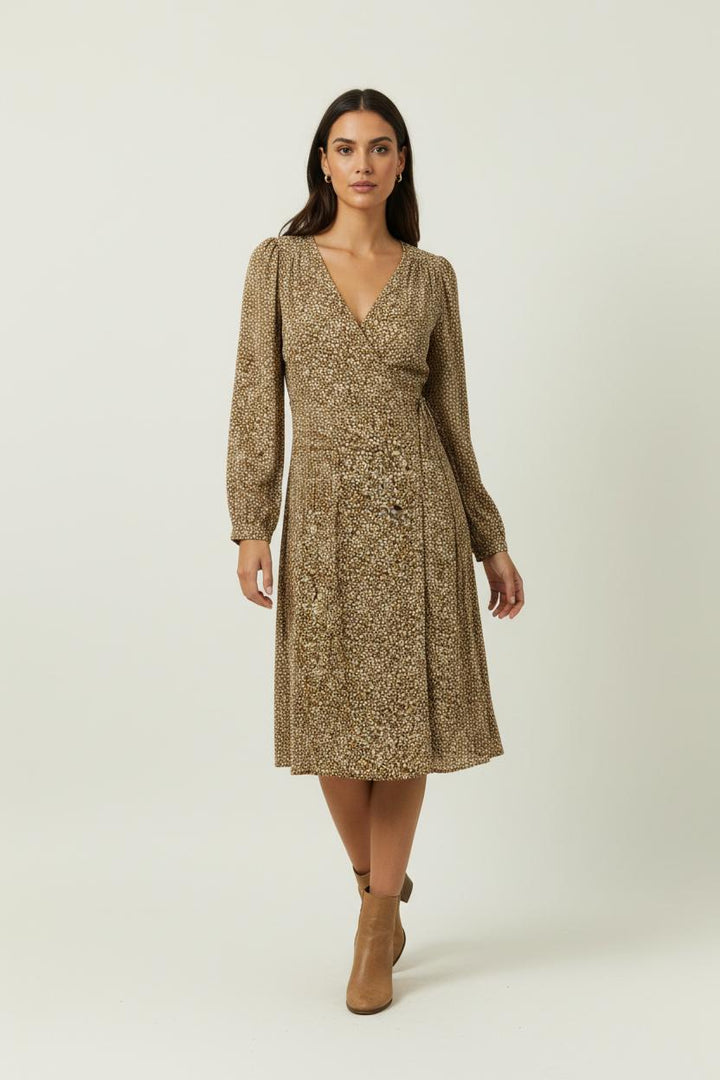 Robe Courte Marron et Blanc - Taille M/38 de la marque Emile & Ida | PARAD94690 - Vendu par Paradigme - Image 1