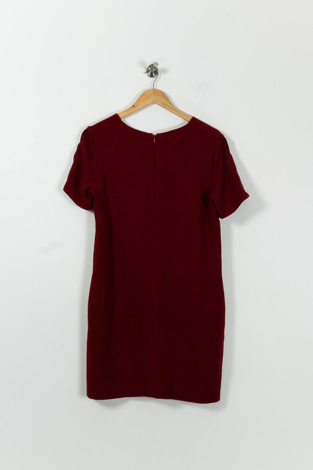 Robe Courte Bordeaux - Taille M/38 de la marque La Fée Maraboutée | PARAD94694 - Vendu par Paradigme - Image 4