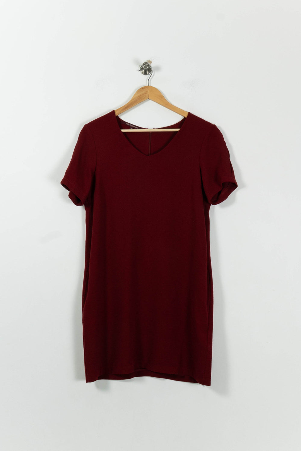 Robe Courte Bordeaux - Taille M/38 de la marque La Fée Maraboutée | PARAD94694 - Vendu par Paradigme - Image 2