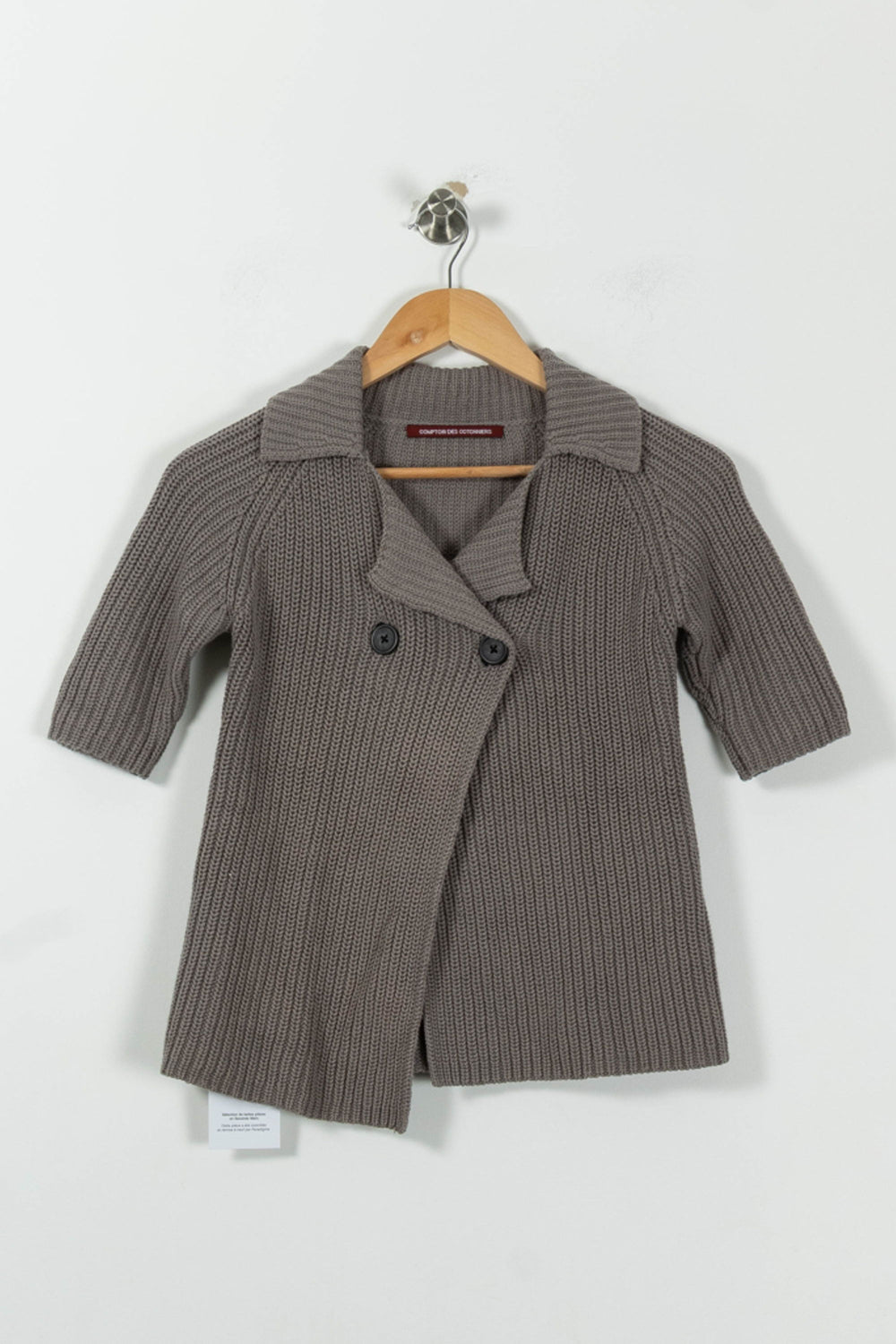 Cardigan Marron - Taille S/36 de la marque Comptoir des Cotonniers | PARAD94695 - Vendu par Paradigme - Image 2