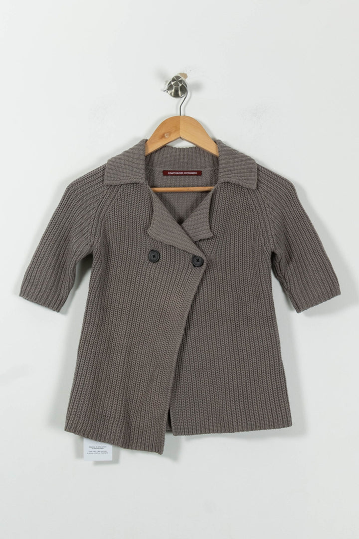Cardigan Marron - Taille S/36 de la marque Comptoir des Cotonniers | PARAD94695 - Vendu par Paradigme - Image 2