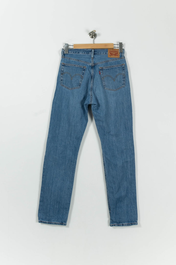 Jean Droit Déchiré Bleu - Taille XS/34 de la marque Levi's | PARAD94702 - Vendu par Paradigme - Image 4