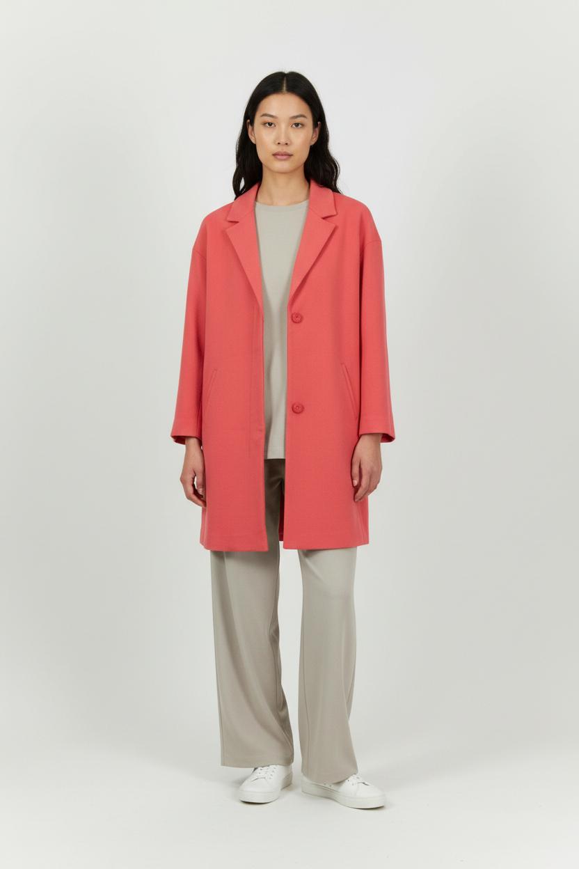 Manteau Rose - Taille M/38 de la marque IKKS | PARAD94707 - Vendu par Paradigme - Image 1