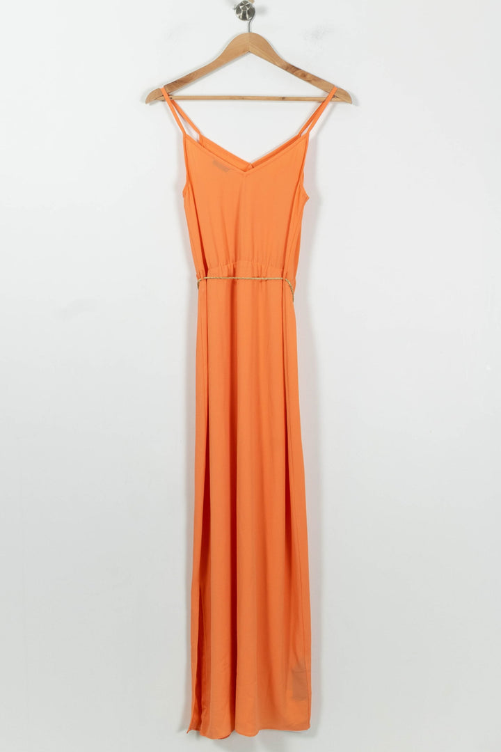 Robe Longue Orange - Taille M/38 de la marque IKKS | PARAD94711 - Vendu par Paradigme - Image 4