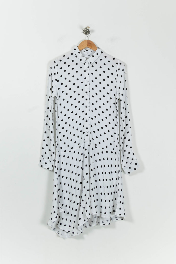Robe Longue Blanche et Noire - Taille S/36 de la marque Karl Marc John | PARAD94712 - Vendu par Paradigme - Image 2