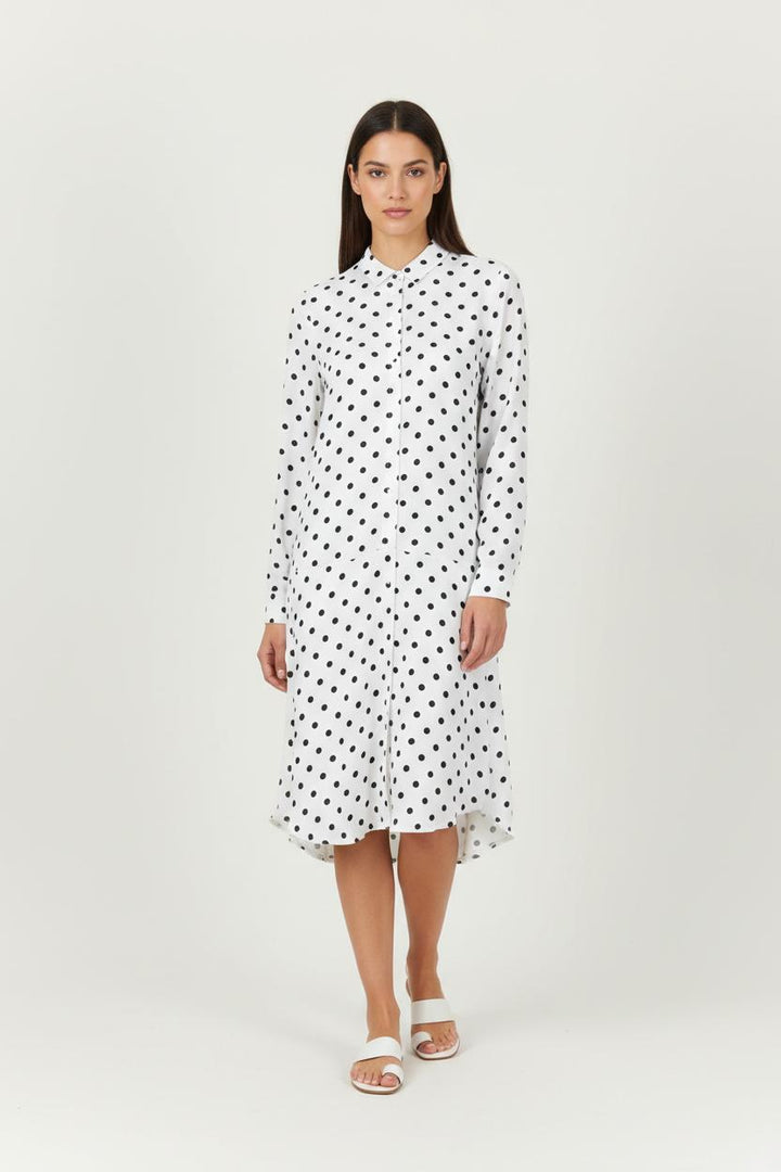 Robe Longue Blanche et Noire - Taille XS/34 de la marque Karl Marc John | PARAD94717 - Vendu par Paradigme - Image 1