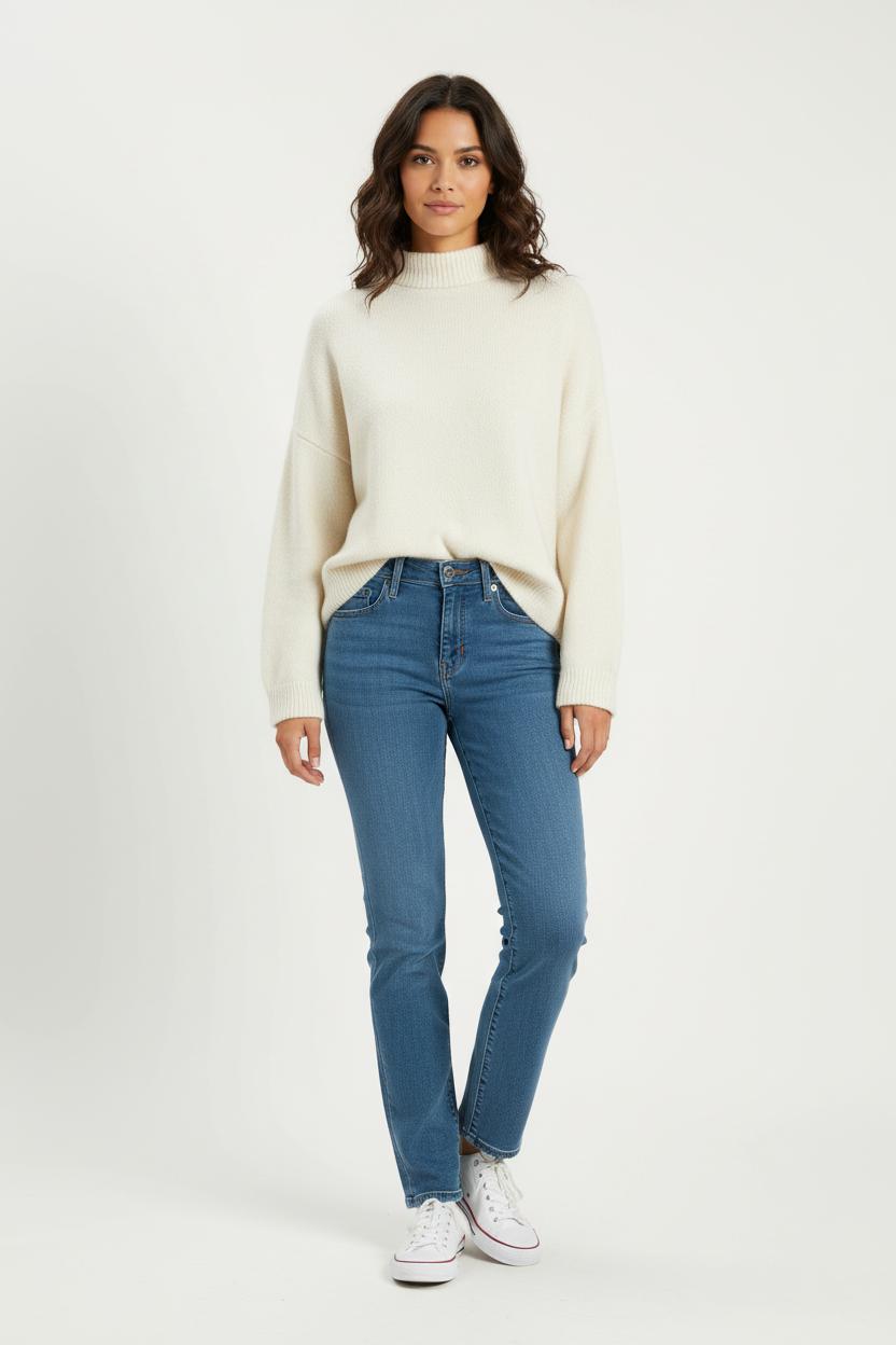 Jean Droit Bleu - Taille S/36 de la marque Levi's | PARAD94718 - Vendu par Paradigme - Image 1
