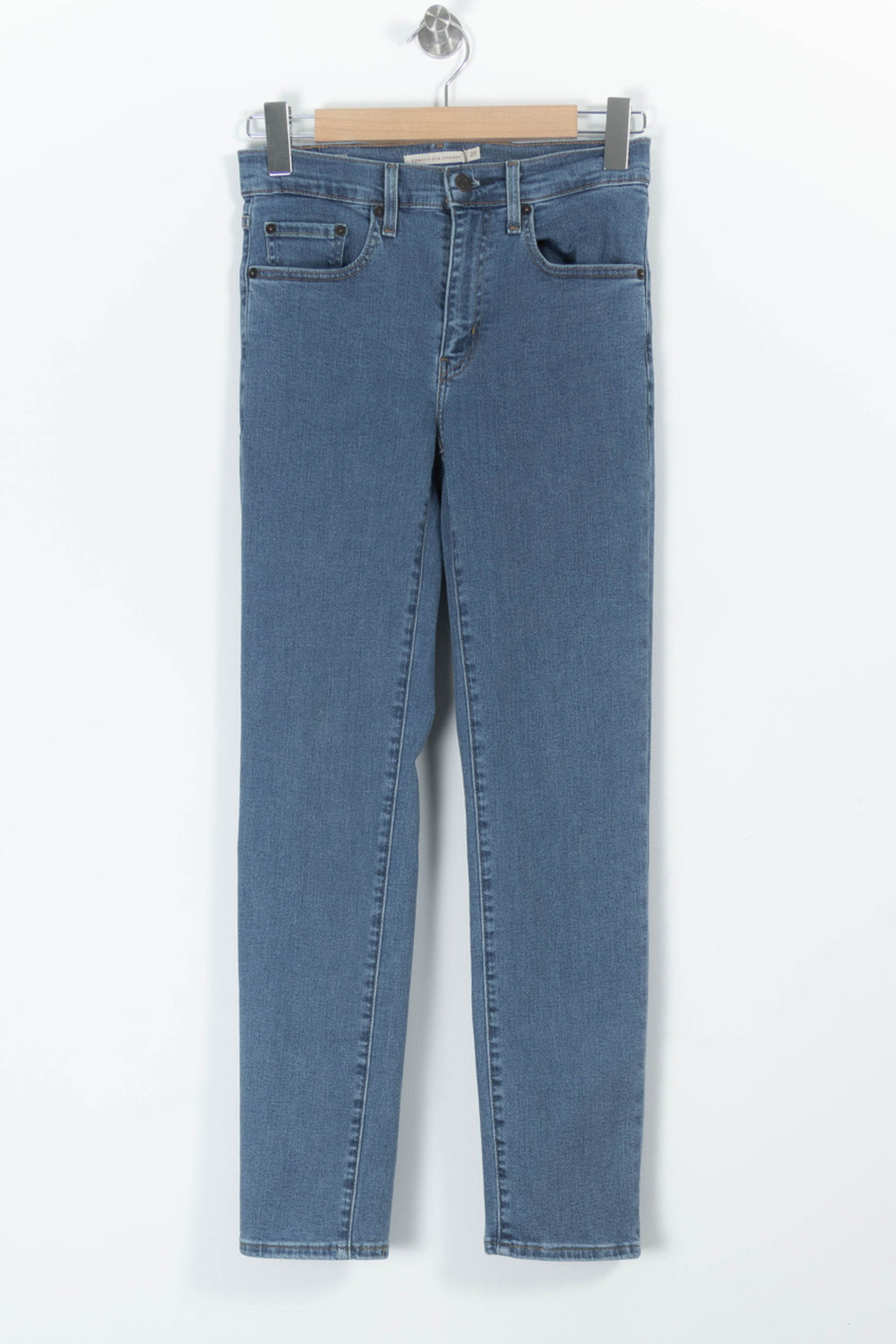 Jean Droit Bleu - Taille S/36 de la marque Levi's | PARAD94718 - Vendu par Paradigme - Image 2