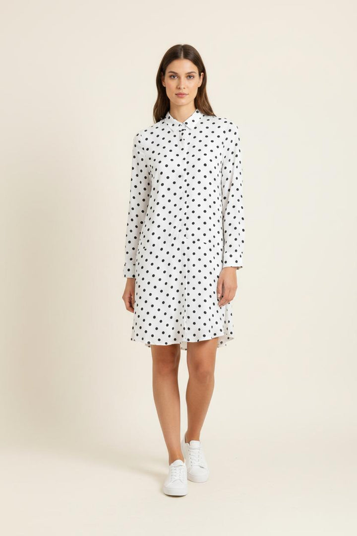 Robe Longue Blanche et Noire - Taille XS/34 de la marque Karl Marc John | PARAD94719 - Vendu par Paradigme - Image 1
