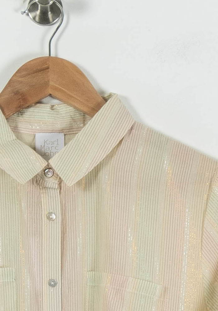 Chemise Beige - Taille S/36 de la marque Karl Marc John | PARAD94720 - Vendu par Paradigme - Image 3