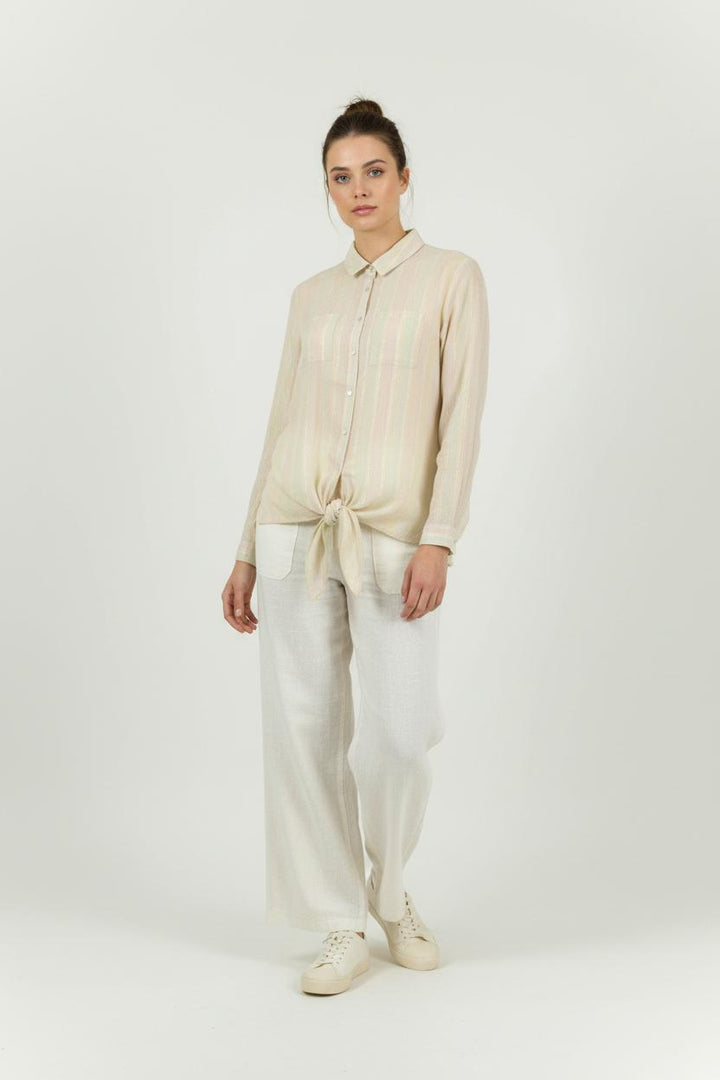 Chemise Beige - Taille S/36 de la marque Karl Marc John | PARAD94720 - Vendu par Paradigme - Image 1