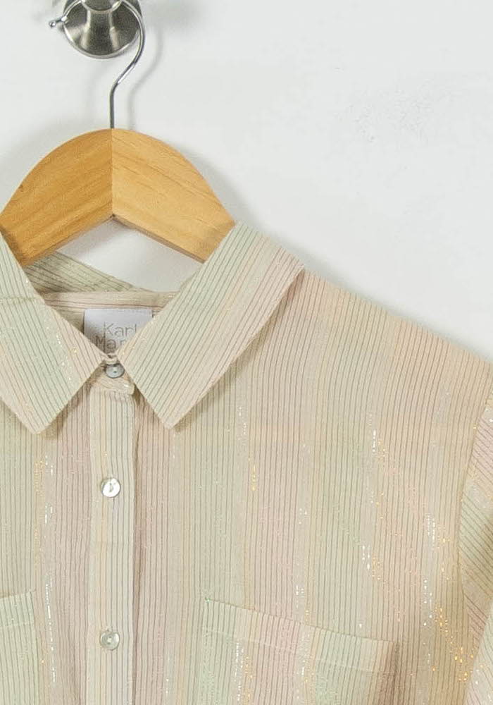 Chemise Longue Beige - Taille S/36 de la marque Karl Marc John | PARAD94722 - Vendu par Paradigme - Image 3