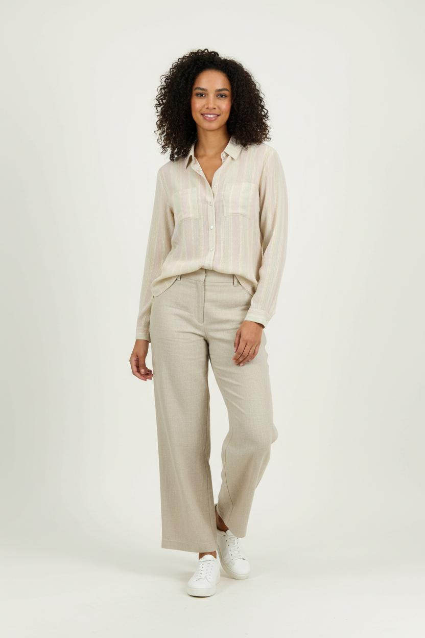 Chemise Longue Beige - Taille S/36 de la marque Karl Marc John | PARAD94722 - Vendu par Paradigme - Image 1